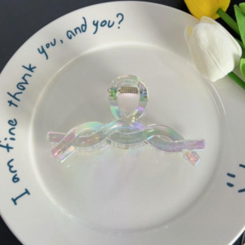Mermaid Princess Hairpin Fashion Girl's Transparent Advanced Sense Dazzling Pearly Grab Clip Hair Clip Hair Accessories