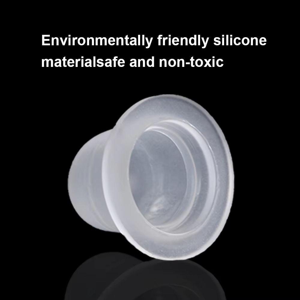 100 de bucăți cupe de cerneală pentru tatuaje de unică folosință pentru extensie de gene din silicon Tavă cu lipici Instrument Accesorii pentru tatuaje