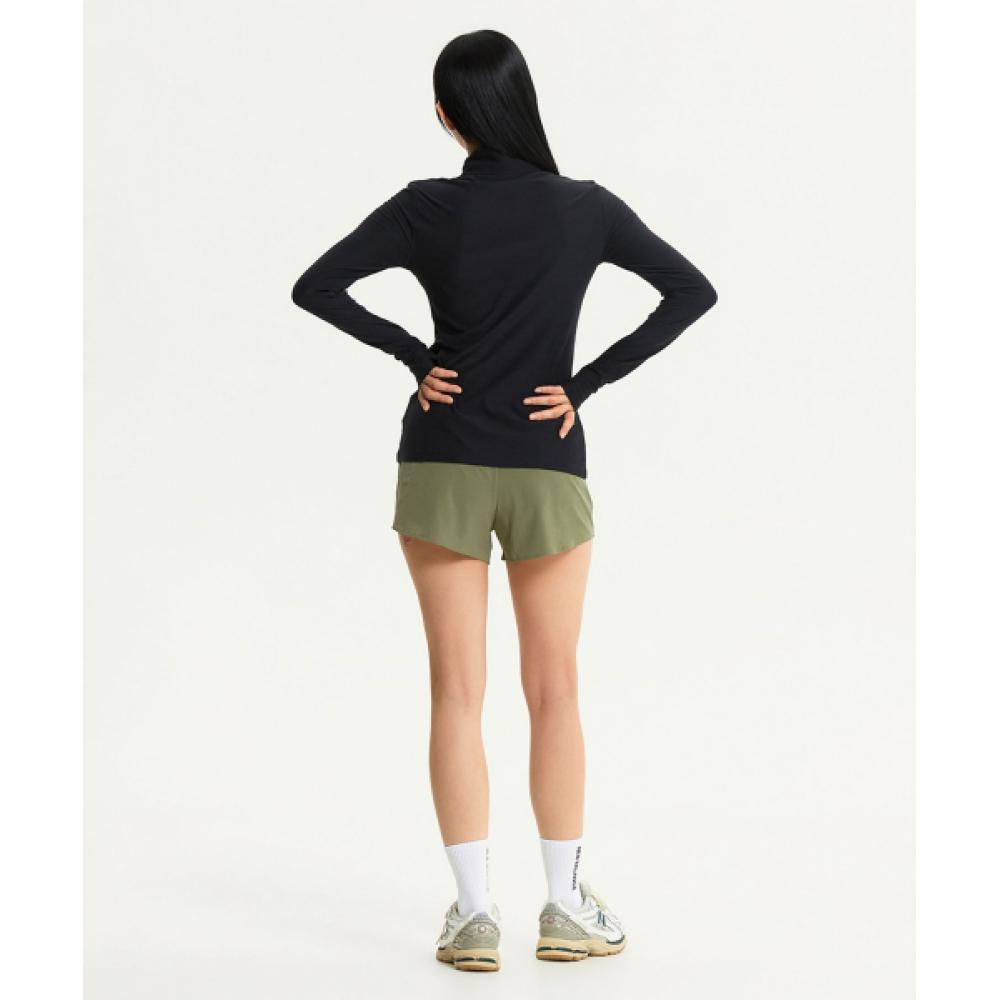 New Balance Nbnde4p012 Women Training Half Zip Up  Black 
