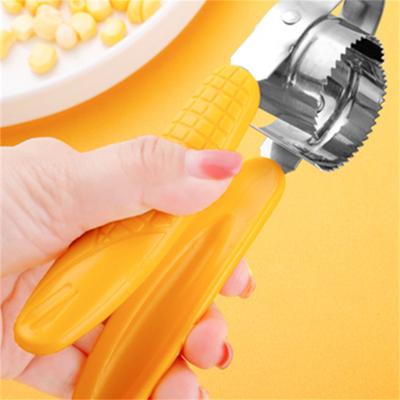 Edelstahl Maisdrescher Gadgets Manuelle Rotation Kunststoff Maispflug Kreativer Mais Schäl-Separator Heimküchenwerkzeuge