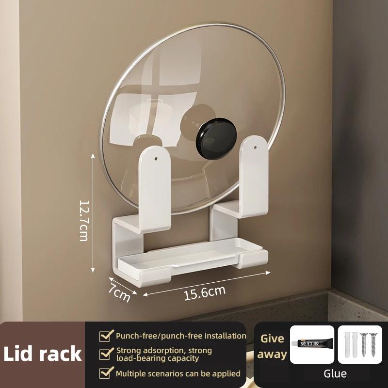 

Полка Настенная Стойка для Хранения Специй Кухонные Приправы Стойка для Специй Держатель для Кухонных Ножей Навесная Стойка с Крючками Для Кухни