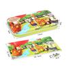 Neu 60 stück Holz Puzzle Spielzeug für Kinder Cartoon Fahrzeug Tier Holz Jigsaw Baby Lernen Pädagogisches Spielzeug