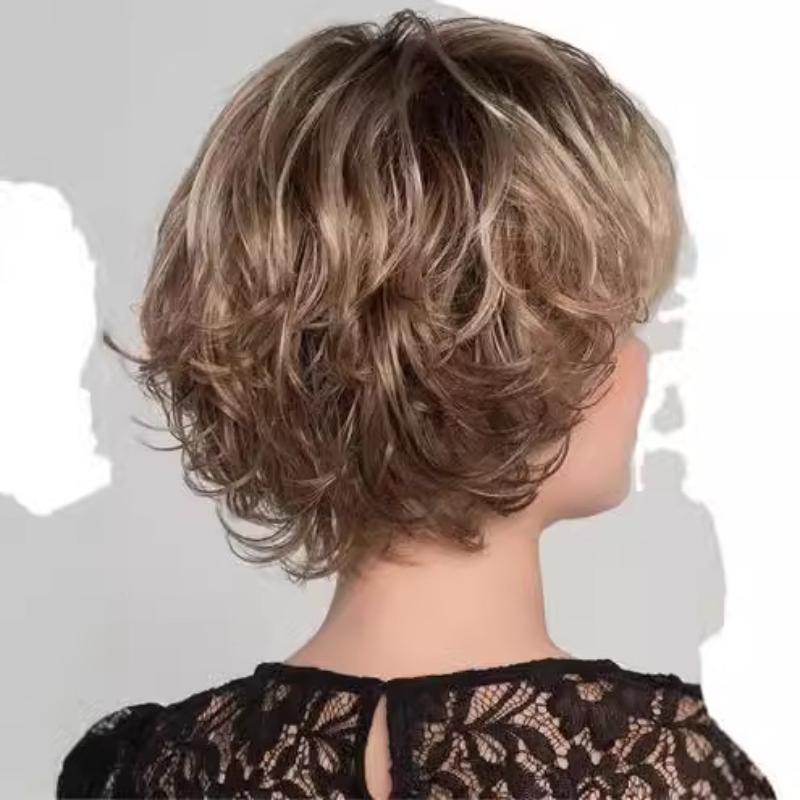 New Women's Short Curly Hair