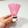 Pink Badminton Shuttlecocks Stable Flight High Elasticity Perfect For Indoor Outdoor Sports Training And Casual Games