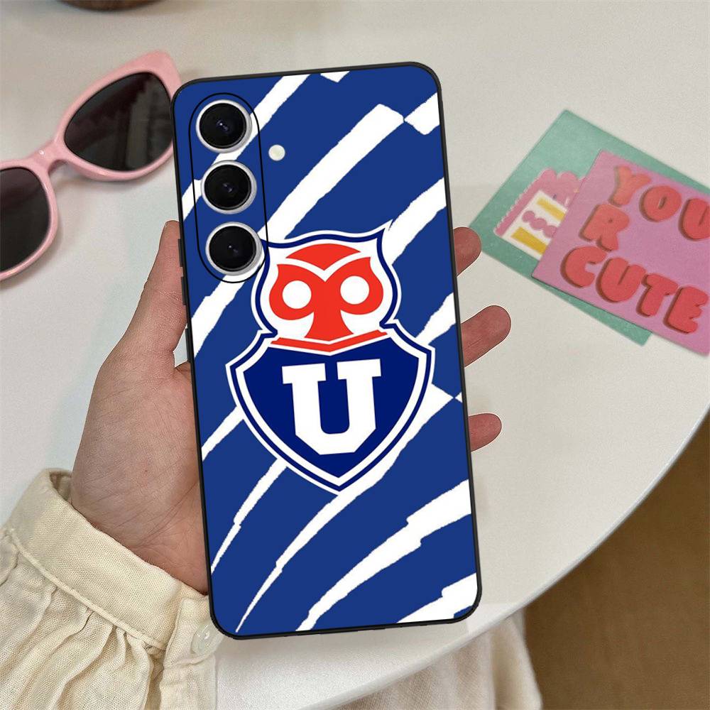 Chile U-University Logo Phone Case For Samsung S 24 Fe 25 Ultra Plus 20 Lite 21 30 22 23 24 22 Ultra 5G Fundas
