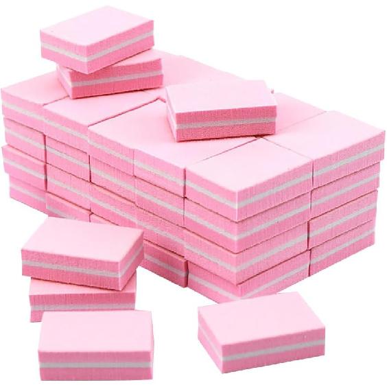 50 Pcs Nail Buffer Blocks Nail Buff Files Nail Buffing Pads Small Fingernail Buffers Finger Nail Smoother Nail Polishing Buffer Professional Nail