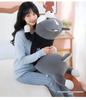Husky Plush Hugging Pillow - Large Size cuddly Doll for Bed & Birthday Gift
