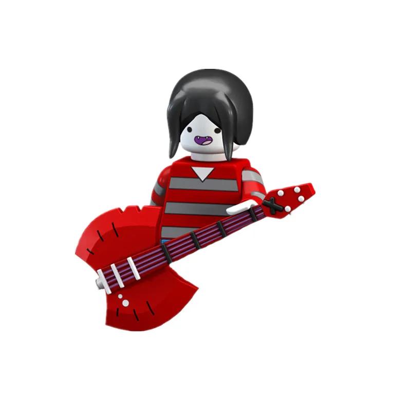 PG8141 Anime Cartoon Doll Building Blocks Kawaii Banana Man Shark Educational Toys Children's Home Gift Constructor Adventure