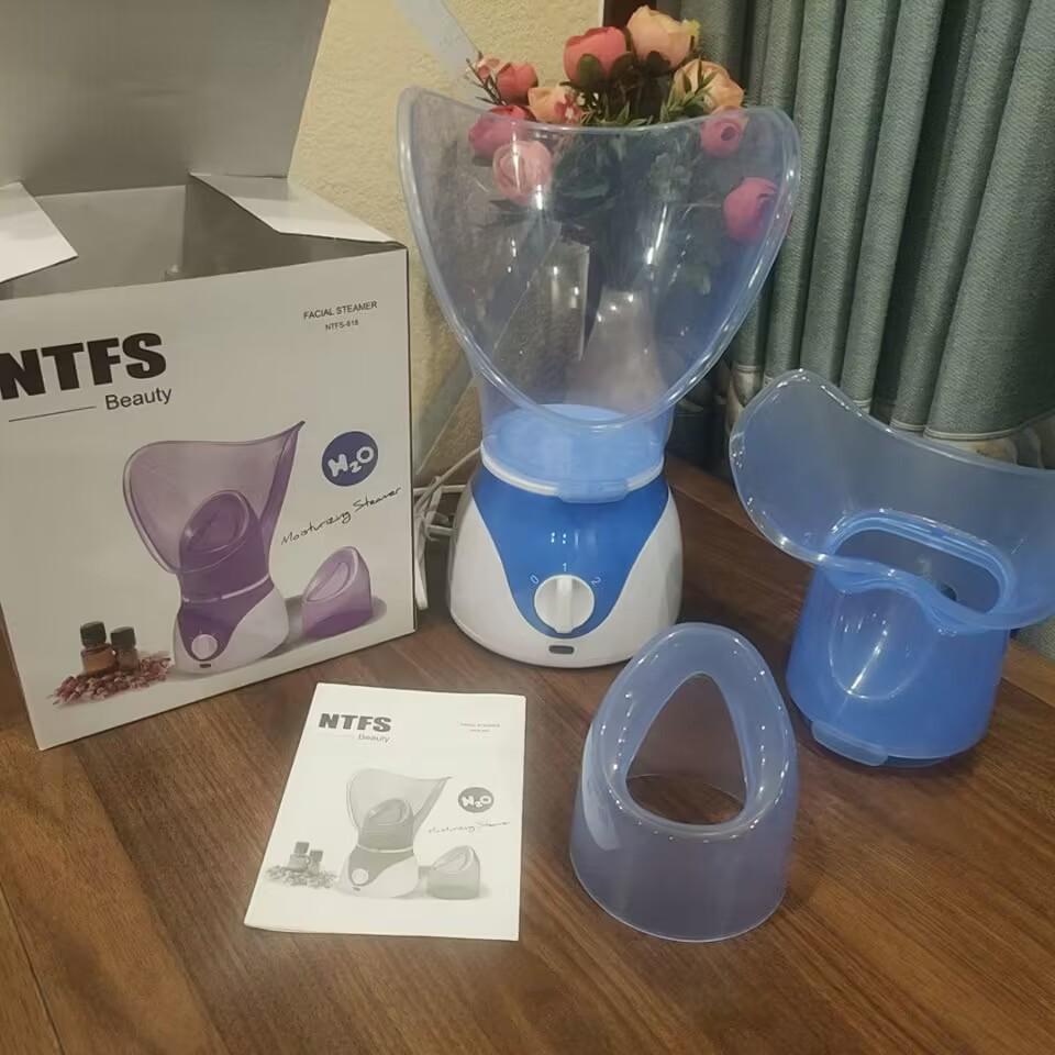 Multifunktionaler 3-in-1 Gesichtsbedampfer: Hydrierendes Schönheitsgerät & Nasenbefeuchter