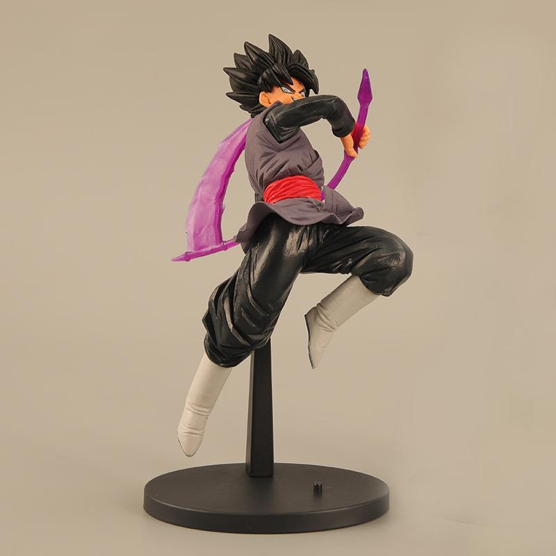 

22cm Anime Dragon Ball Z Action Figure Black Son Goku Zamasu Take Sickle Fighting Doll PVC Collectible Model Toy Kid Gift