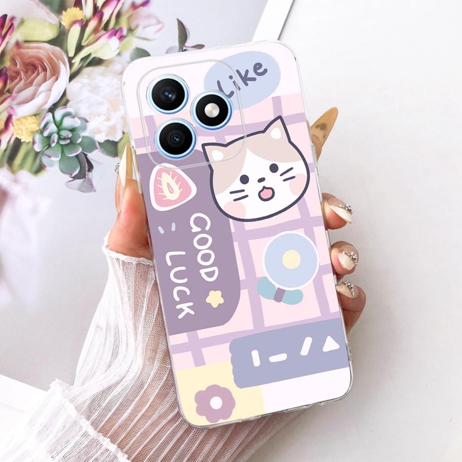 For Honor X8d 4G Case Cool Fashion Painted Cover 6.77'' Soft Silicone Phone Case For Honor X8d X 8d HonorX8d 4G Back Cover Coque