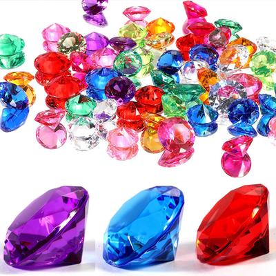 Pirátské pokladové drahokamy Akrylové diamanty Drahokamy 40/30/19MM Narozeninová párty Dárky pro děti Hračky Kinder Spielzeuge