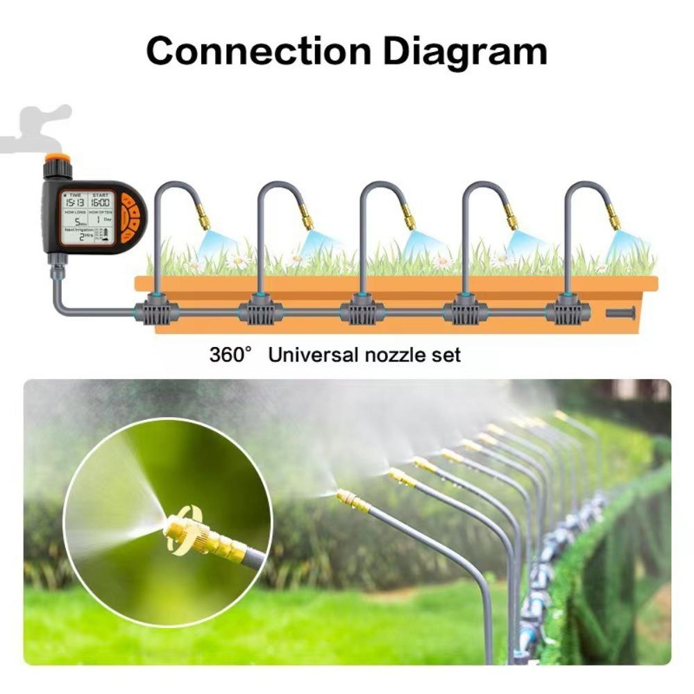 Water Saving Smart Timer Water Sprinkler Durable Faucet Hose Programmer For Outdoor Garden Farm