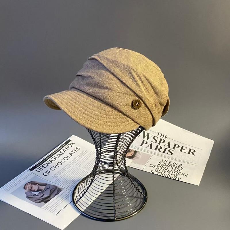 Neue Kappe Kinder Baumwolle und Leinen leicht und atmungsaktiv Retro Reithut Frühling und Sommer Sonnenschutz Sonnenhut