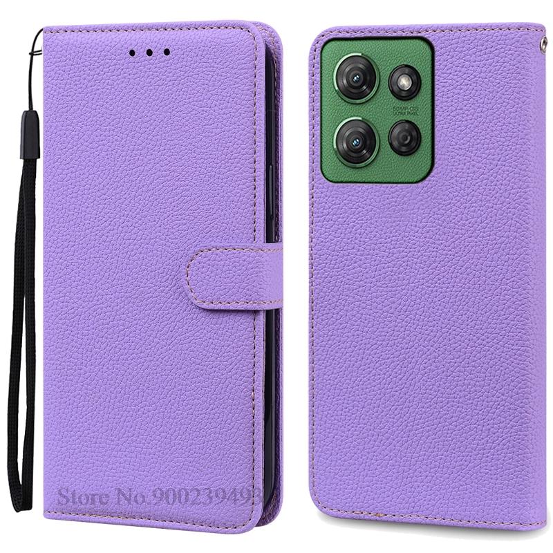 

For Moto G 2025 Case Moto G Power 2025 G Play 2026 Wallet Leather Cover For Motorola Moto G Stylus 5G 2025 Phone Case Funda Capa Moto G Play 2026 світло-фіолетового кольору