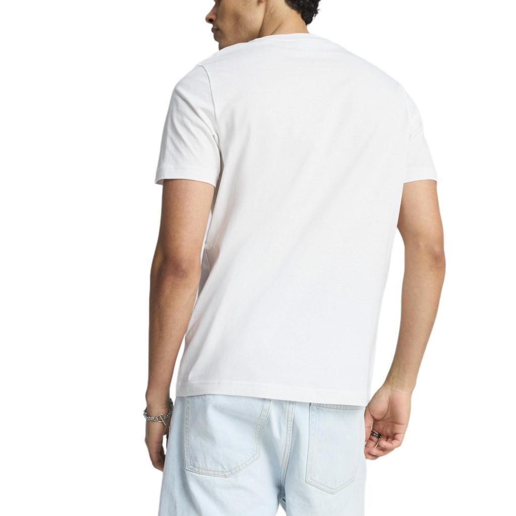 Puma Round Neck Versatile Short Sleeve T-Shirt Men Tops White 632946-02