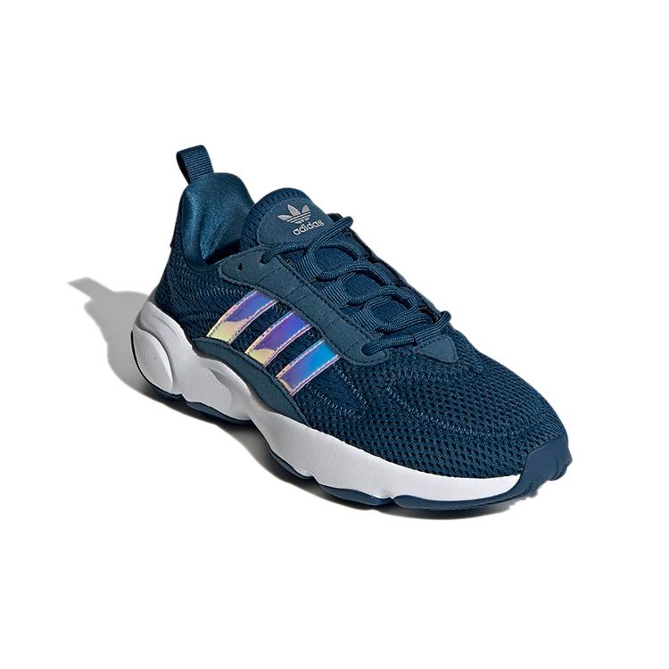 adidas Originals Haiwee Breathable Low Top Kids Lifestyle Shoes Blue EF5779