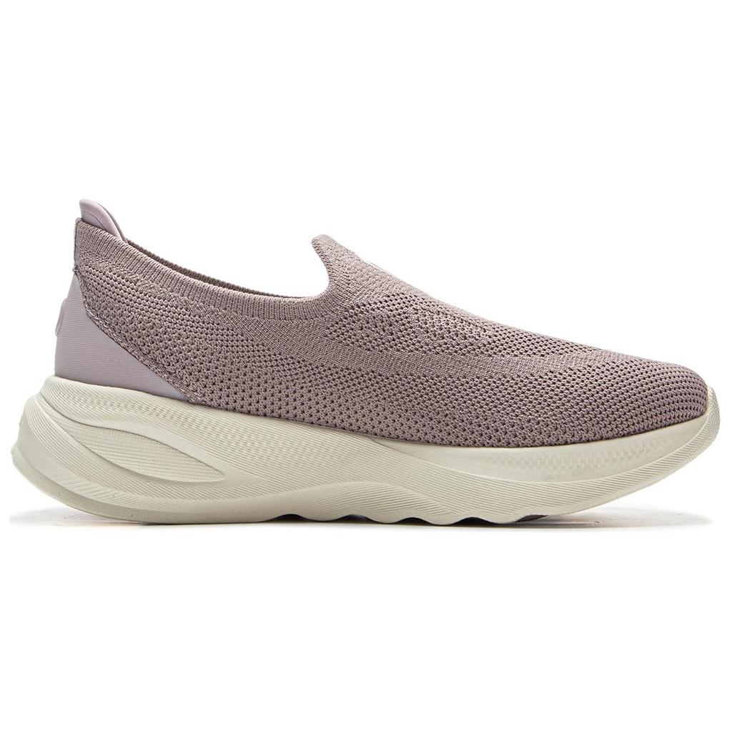 Li Ning Slip Resistant, Abrasion Resistant, Lightweight Low Top Casual Shoes Women's Dove Gray Purple AGLV018-10