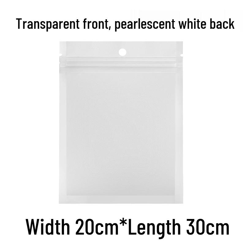 Pearlescent Yin & Yang Film Self-Sealing Bags for Jewelry Packaging