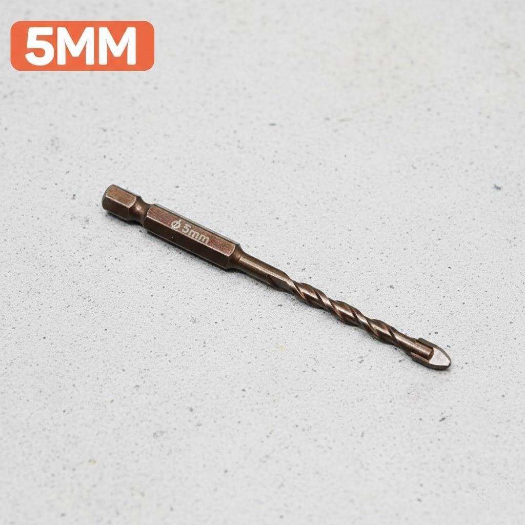 1PC Hexagonal Tile Bit Glass Ceramic Concrete Hole Cutter Carbide Drill Bit 3 4 5 6 8 10 12 Mm
