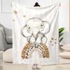 Baby Deer Illustration Blankets are suitable for living rooms,making them an ideal choice for outdoor travel and gifts.