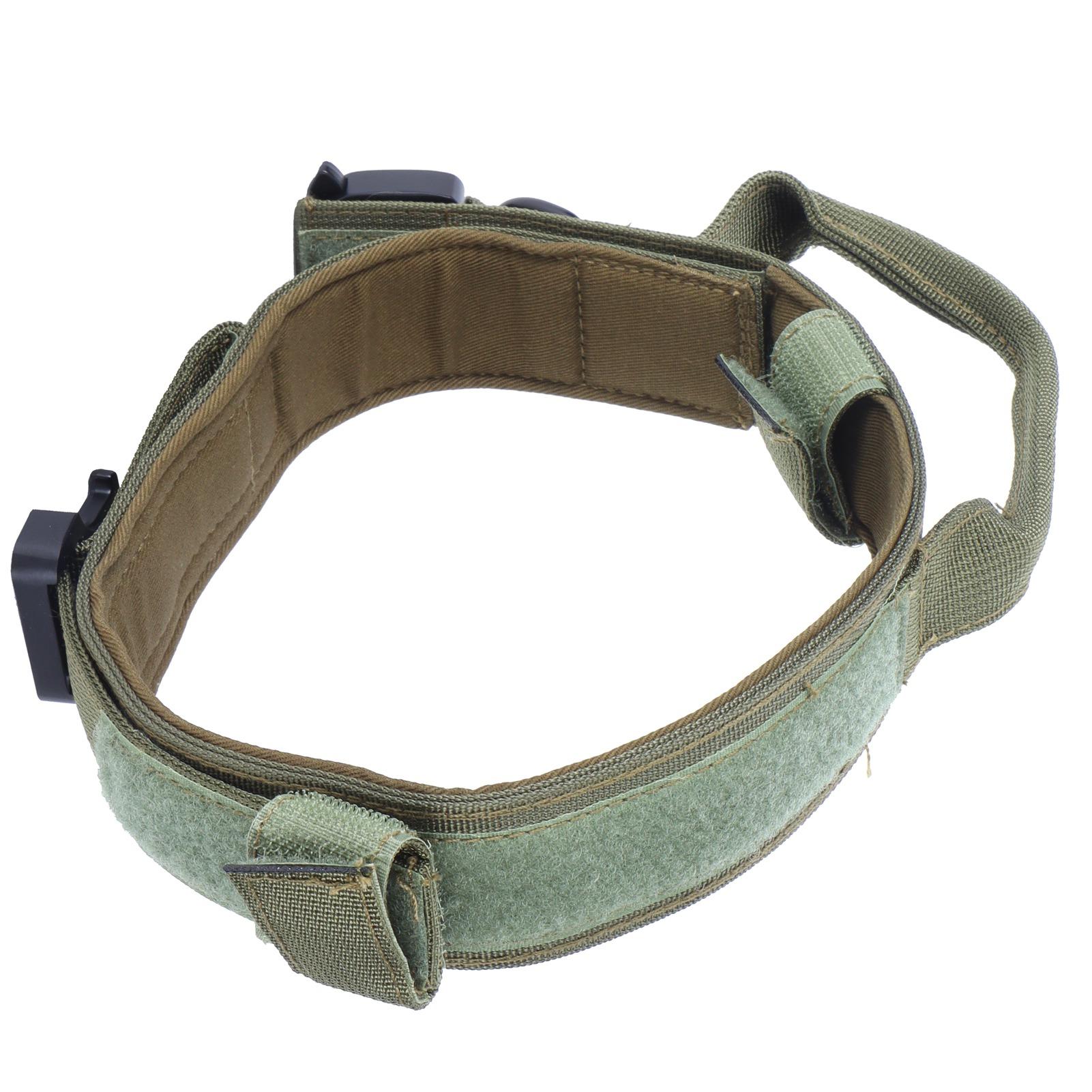 Pet Dog Collar Nylon Training Hunting Traction Collar with Steel Buckle Pet Accessory