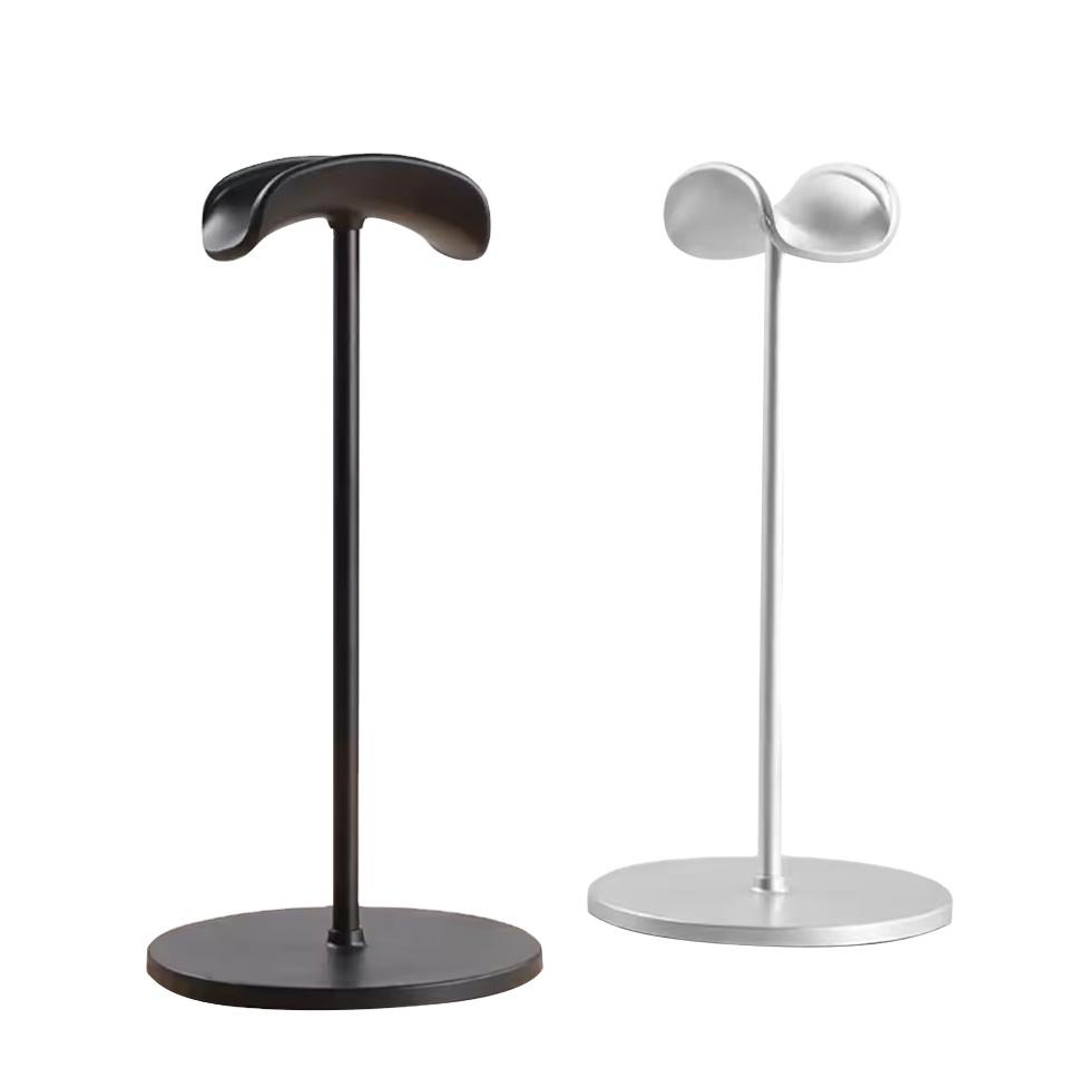 Aluminum Alloy Headphone Stand Desktop Headset Holder Metal Gaming Headphone Hanger Black Silver Color