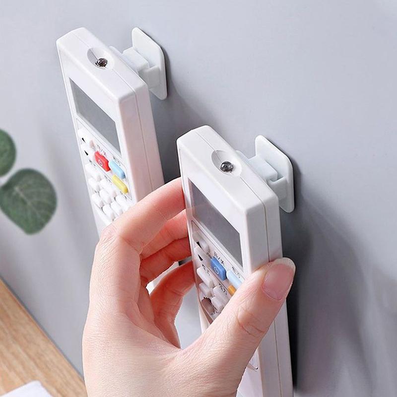 2 Páry Samolepicí Háček Sada Pro Klimatizaci TV Dálkové Ovládání Silný Věšák Plastový Klíč Nástěnné Stojany Držák Domácí Organizace