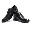Herren Business Lederschuhe Übergröße Schnürschuhe Low-Top Spitz Hochzeitsschuhe Herren Formelle Einzelschuhe