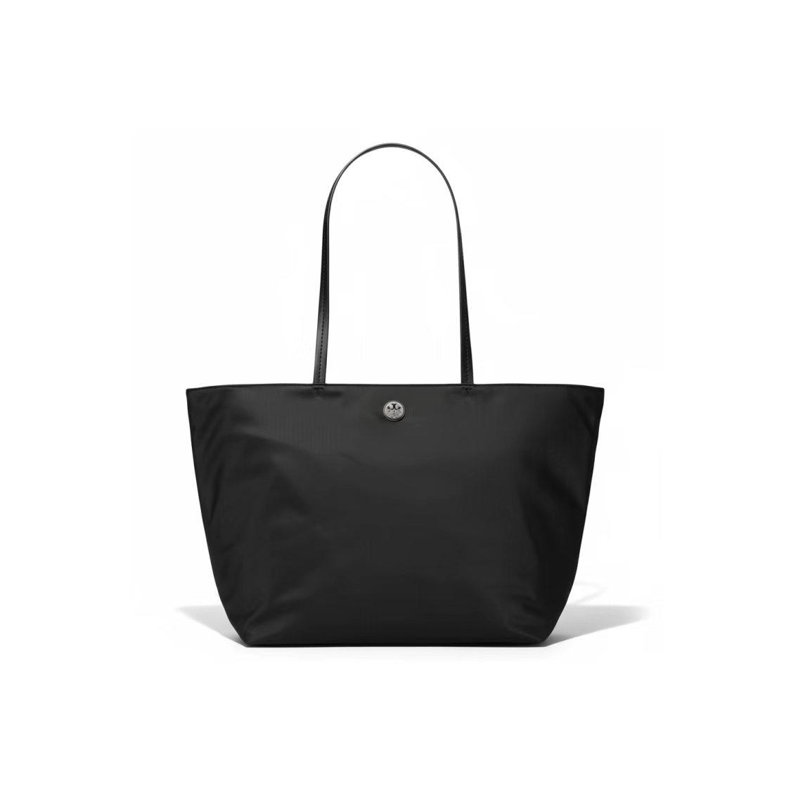 

Tory Burch Logo Nylon Tote Bag Women Tote Bags Black 166469-001 Basic Set (Bag+Dust Bag)