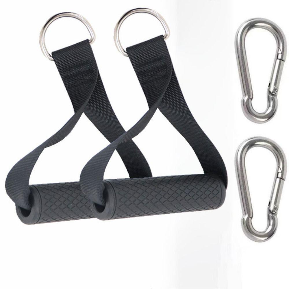 Durable Cable Machine Attachment Set Detachable Lifting Wrist Straps NEW Lat Pulldown Gear  Gym