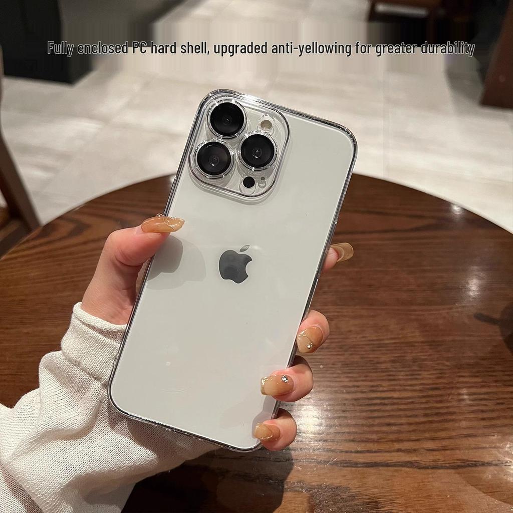 Ultra-Thin Transparent iPhone 16 Pro Max Case with Lens Protector, Dustproof Net, Compatible with Apple 17 and New 14/15 Models