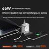 SHARGE 65W GaN Desktop Charger with Built-in Cable