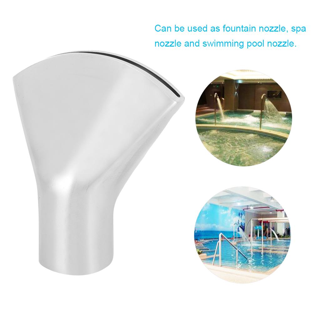 Directional Fan shaped Fountain Nozzle Female Thread Landscape Spray Head for SPA Swimming Pool(G1in DN25 )