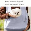 Minimalist Cross-Style Pet Carrier Portable Dog Backpack Small Double-Shoulder Outdoor Front Pack with Ad
