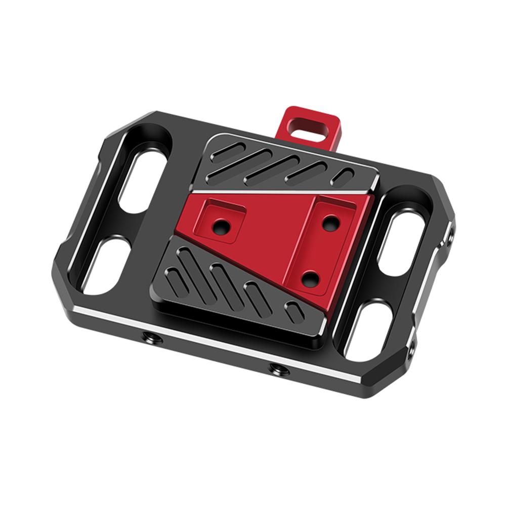 Mini V Mount Batterie Platte V Lock Batterie Adapter Platte Aluminium Legierung mit 1/4 Zoll 3/8 Zoll M4