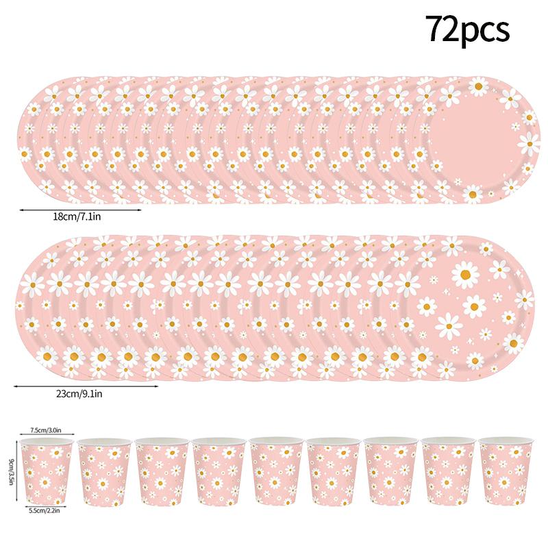 30pcs Disposable Plates Cups Birthday Decoration Disposable Tableware Disposable Party Dish Baby Shower Camping Disposable Cups