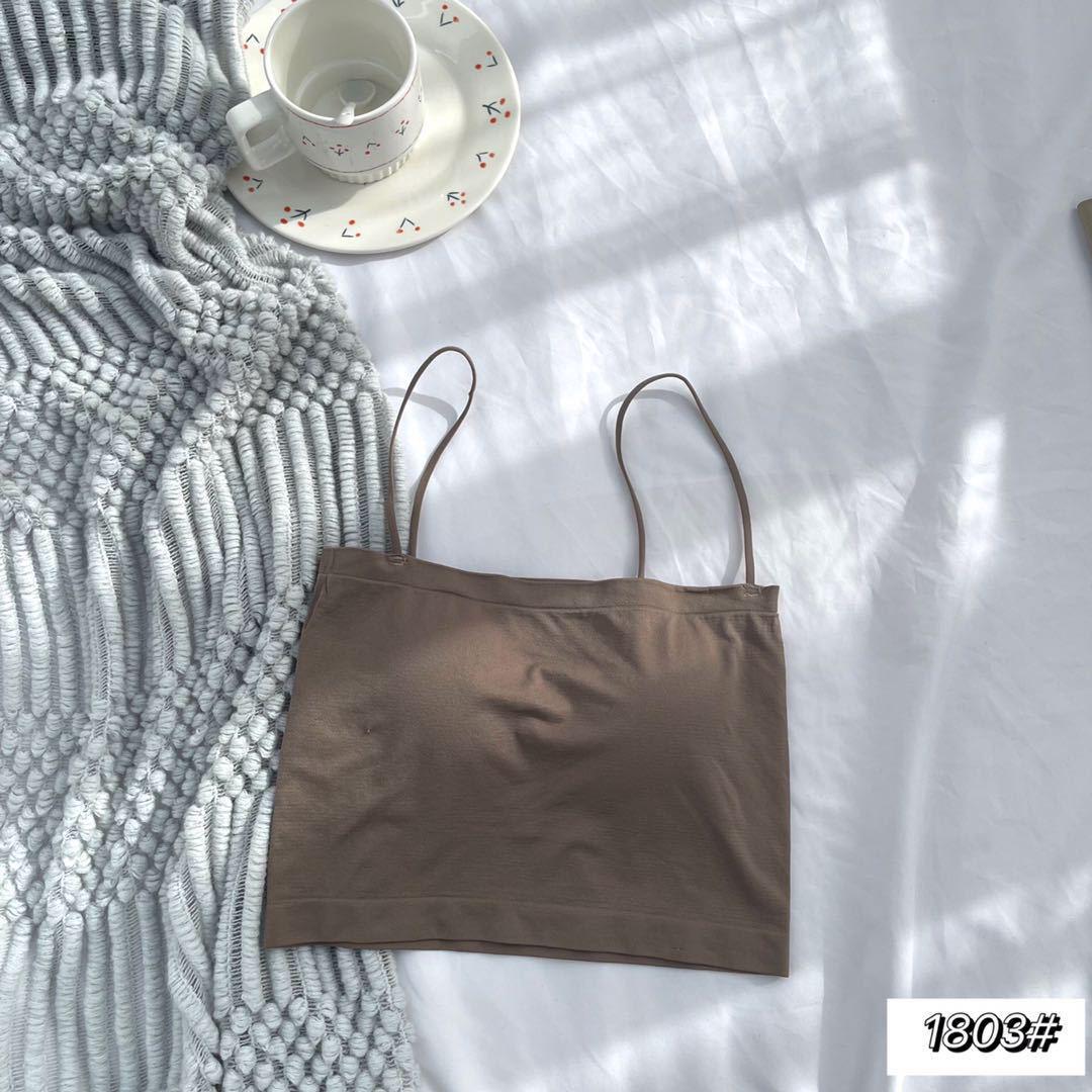 

Весенняя универсальная цельная майка-бандо с нагрудными вкладышами One Size (80-130 Jin)