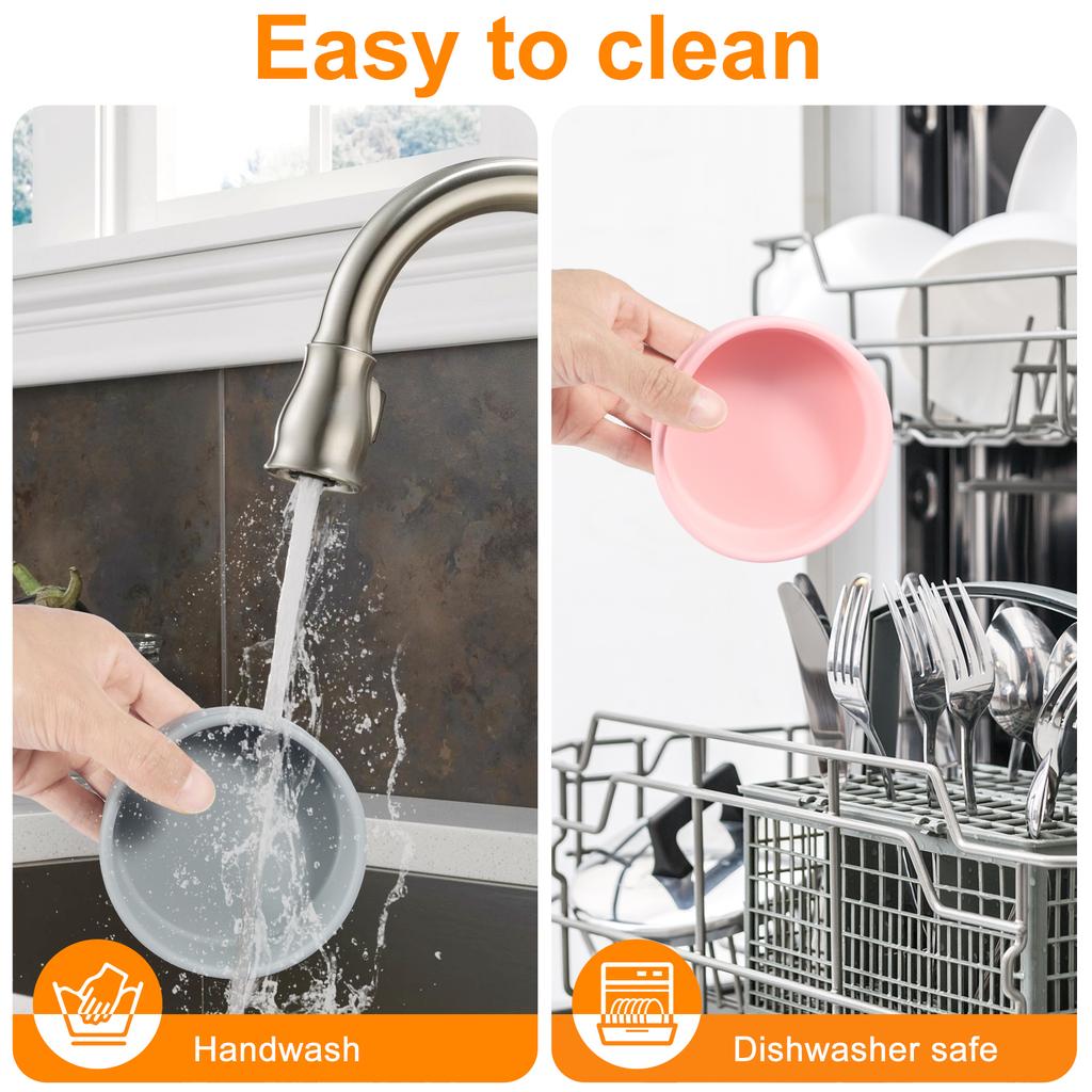 3/4Pcs Air Fryer Egg Pan Mold Non-Stick Silicone Ramekins Bakeware Air Fryer Egg Poacher Cups Kitchen Baking Cooking Accessories