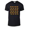 Pizza Pattern - Adult Unisex T-Shirt - Pizza Humour Funny Cheese Fun Food