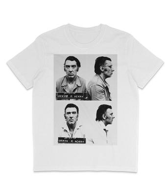 Ronnie et Reggie Kray - 1975 - T-shirt Bio - Gangster - True Crime