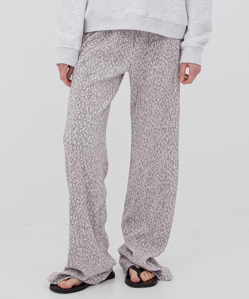 Leuba Faint Leopard Layered Pants - Faint Pink