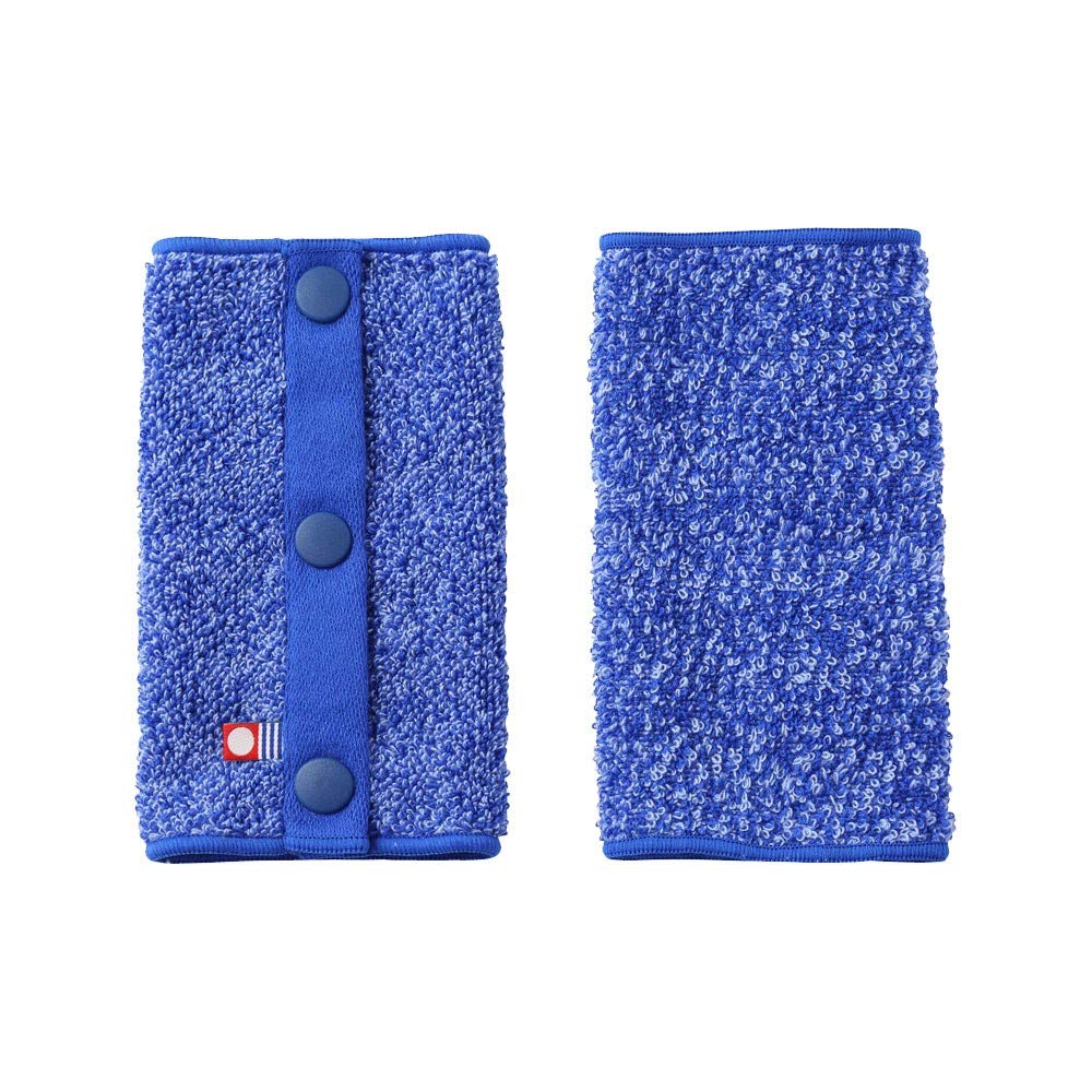 BABYHOPPER BabyHopper Baby Carrier Strap Imabari Mixed Prevents Staining and Drooling Cover, Towel, Blue, CKBH00214,