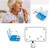 4 Grids Intelligent Reminder Pill Box Electronic Timing Alarm Vibration Reminder Medicine Box Travel Outdoor Pill Cases