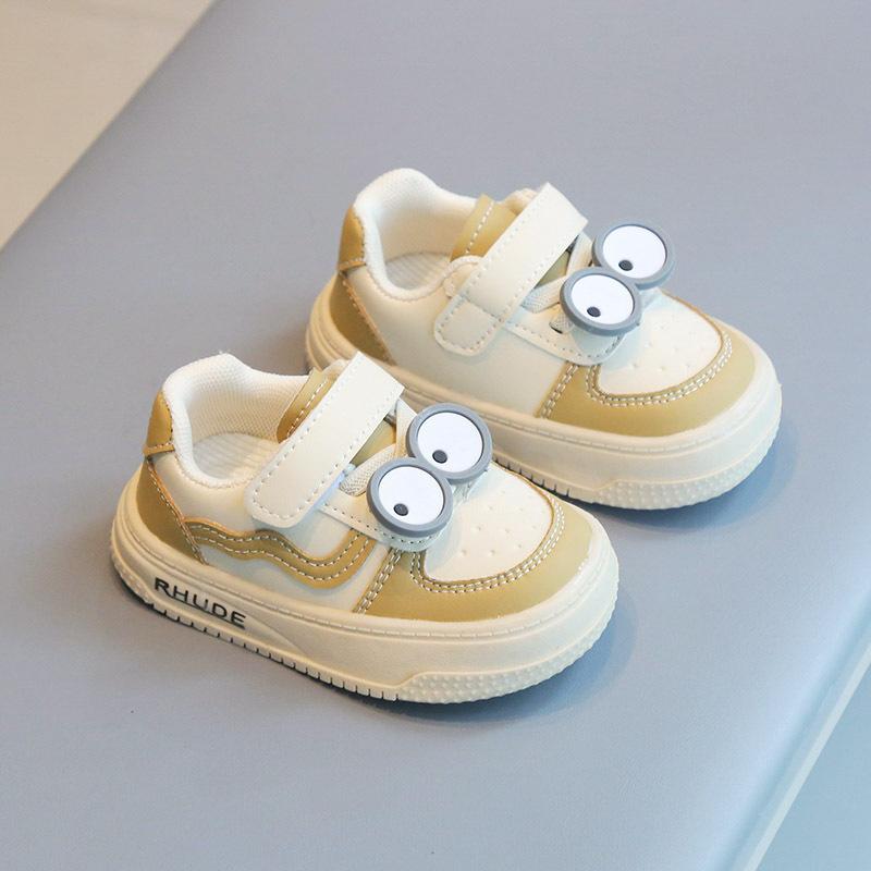 New Autumn Cartoon Baby Girl Shoe Cute Simple Versatile Kids Canvas Shoe Walker Thick Soled Fashion Boy Shoes Trendy Baby Shoes