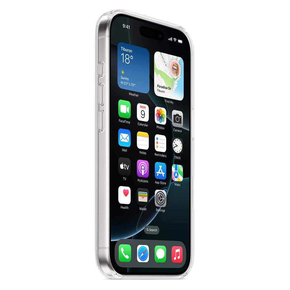 For iPhone 16 Pro Max Case Compatible with MagSafe Hard PC Clear Phone Back Cover