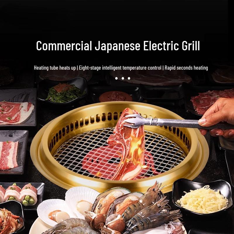 High-Temperature Bottom-Exhaust Charcoal BBQ Grill