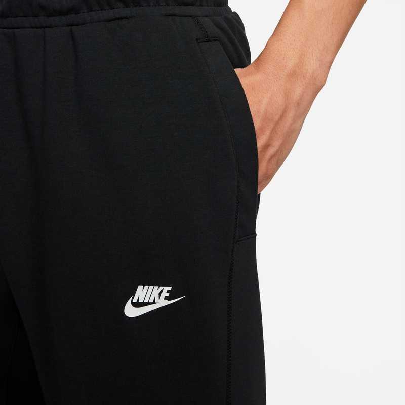 Nike Sportswear Modern Solid Knit Drawstring Casual Pants Men Bottoms Black DJ0368-010