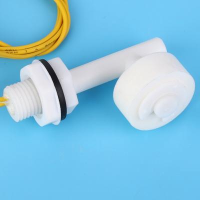 Automatic Control DC220V Water Level Sensor Side-mounted 50W Float Switch White PP High Sensitivity Liquid Level Controller Pump