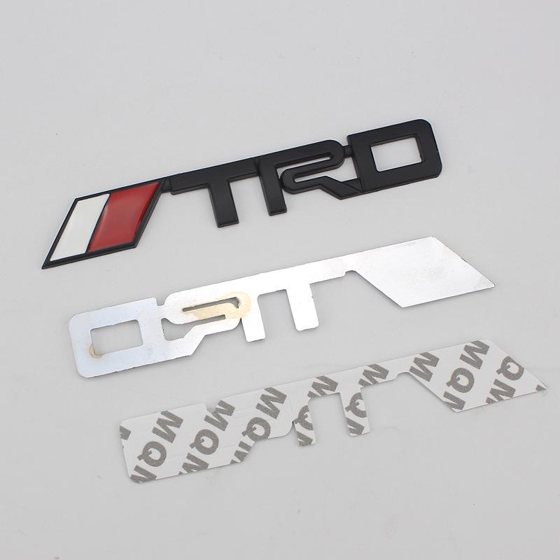 TRD 3D Metal Car Emblem Sticker for Body Modification